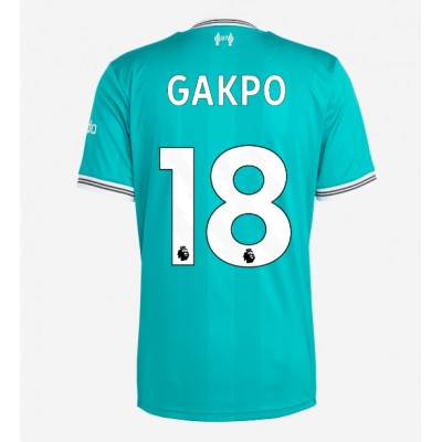 Moški Nogometni dresi Liverpool Cody Gakpo #18 Tretji 2025-26 Kratek Rokav Moški Nogometni dresi Liverpool Cody Gakpo #18 Tretji 2025-26 Kratek Rokav